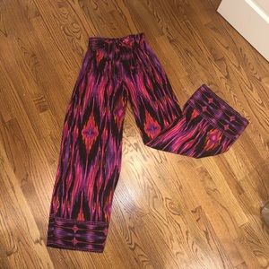 Patterned Flowy Pants